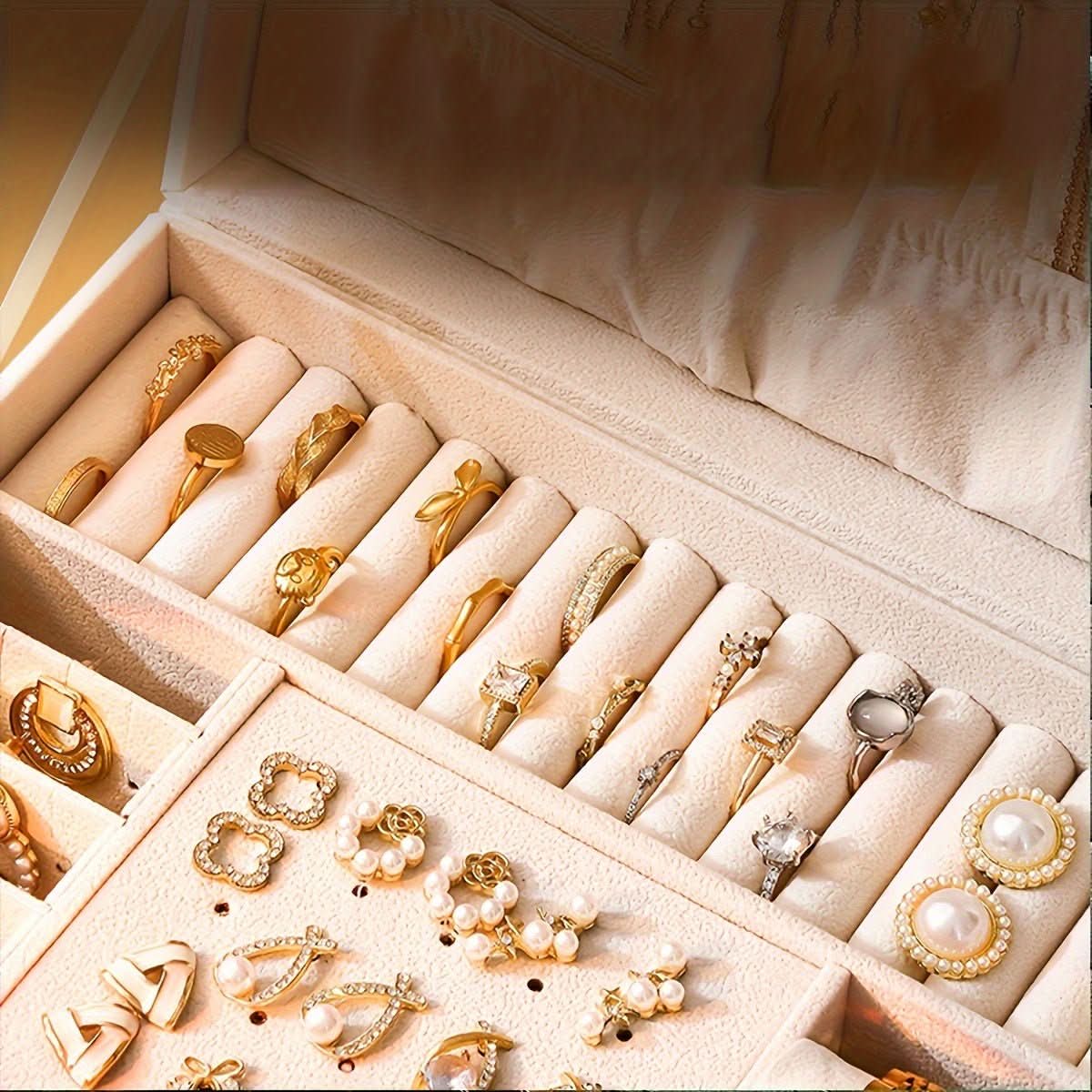 Chic Leather Jewelry Organizer for Effortless Elegance