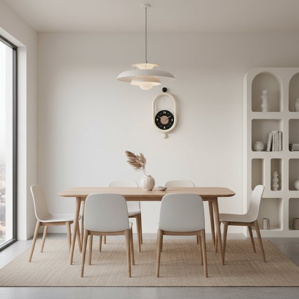 Chic Long Wall Clock with Elegant 3D Design and Whisper-Quiet Mechanism