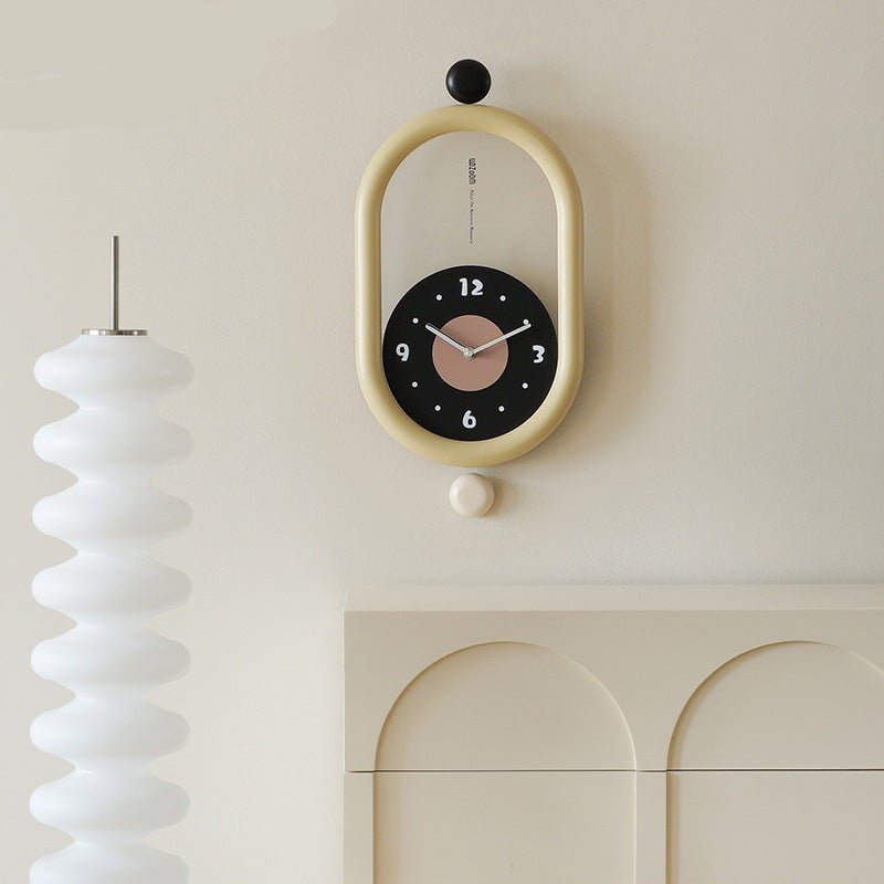 Chic Long Wall Clock with Elegant 3D Design and Whisper-Quiet Mechanism
