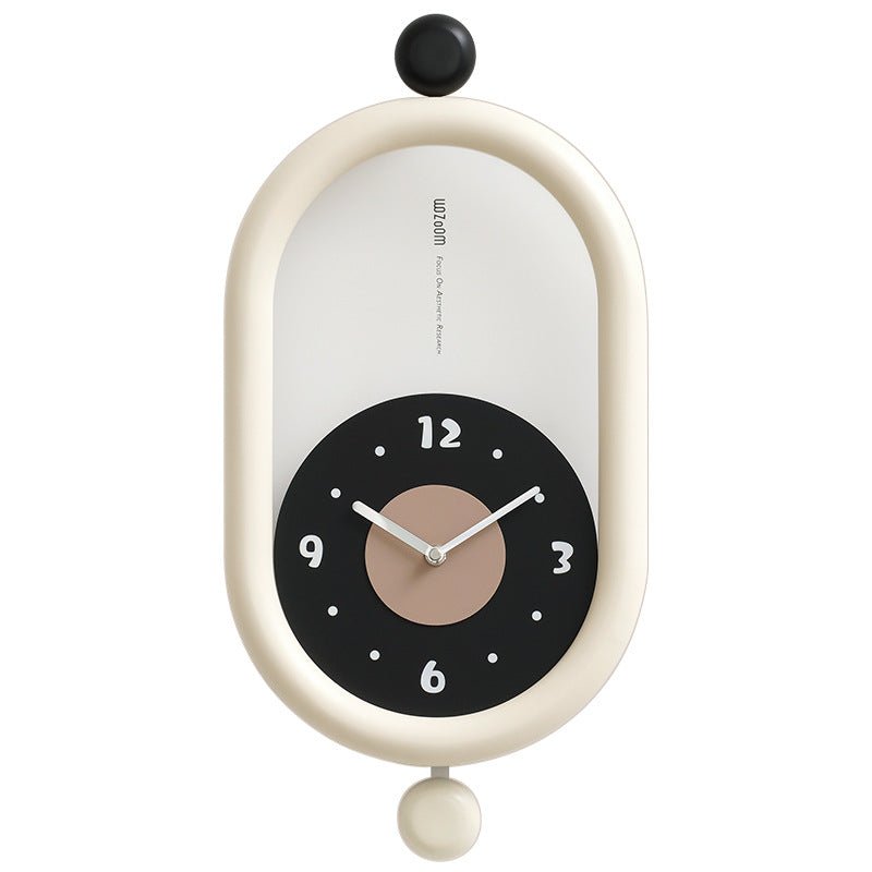 Chic Long Wall Clock with Elegant 3D Design and Whisper-Quiet Mechanism