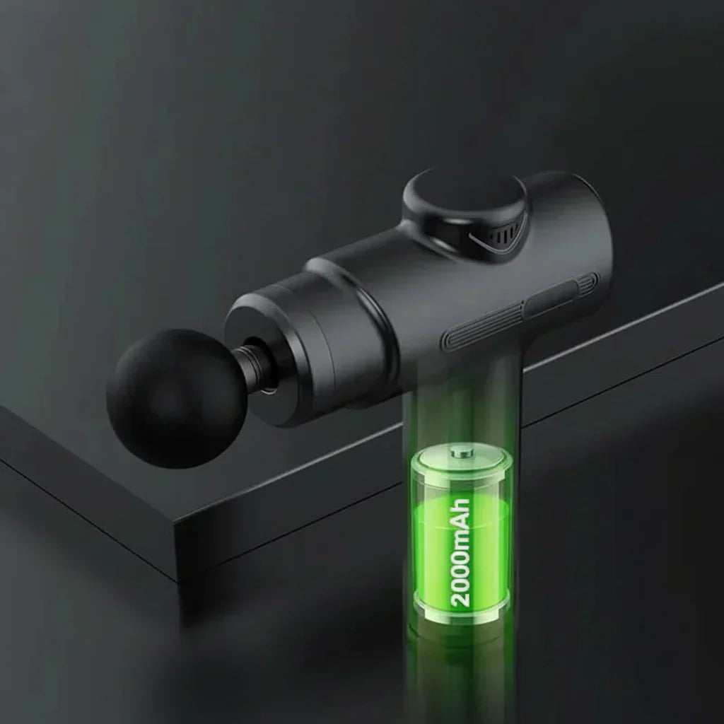 ReliefWave Pro Massage Gun with 8 Attachments for Targeted Therapy