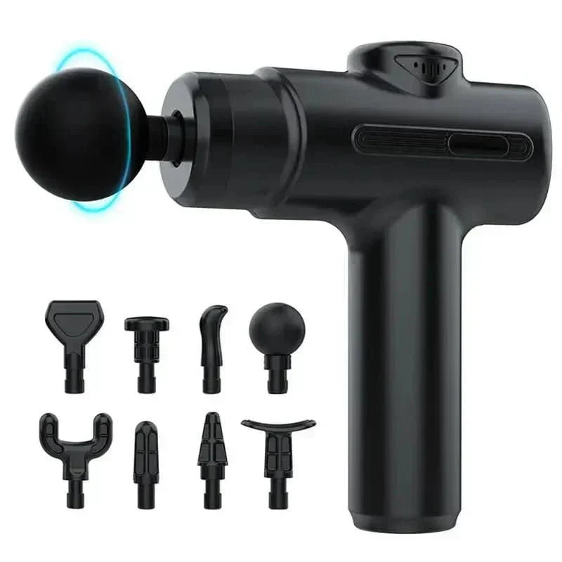 ReliefWave Pro Massage Gun with 8 Attachments for Targeted Therapy