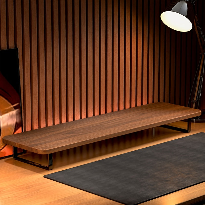 Ergonomic Monitor Riser for Elevated Workspace | Space-Saving Stand