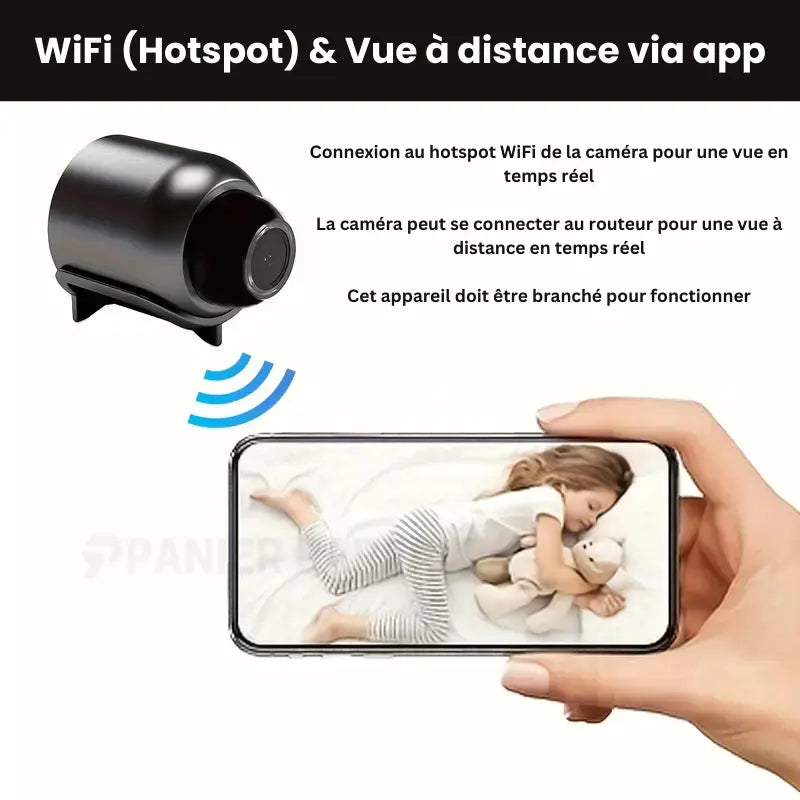 Surveillance Camera with Night Vision and Live Streaming