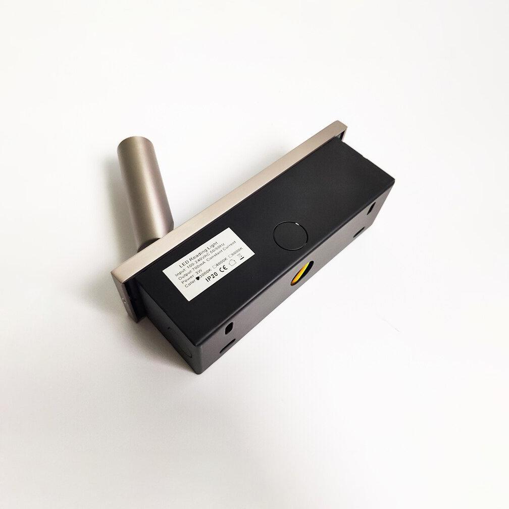 Compact Wall-Mounted Night Light with Built-In Shelf