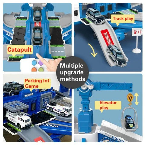 XL Airplane Toy Set with Interactive Features for Emergency Rescue Play