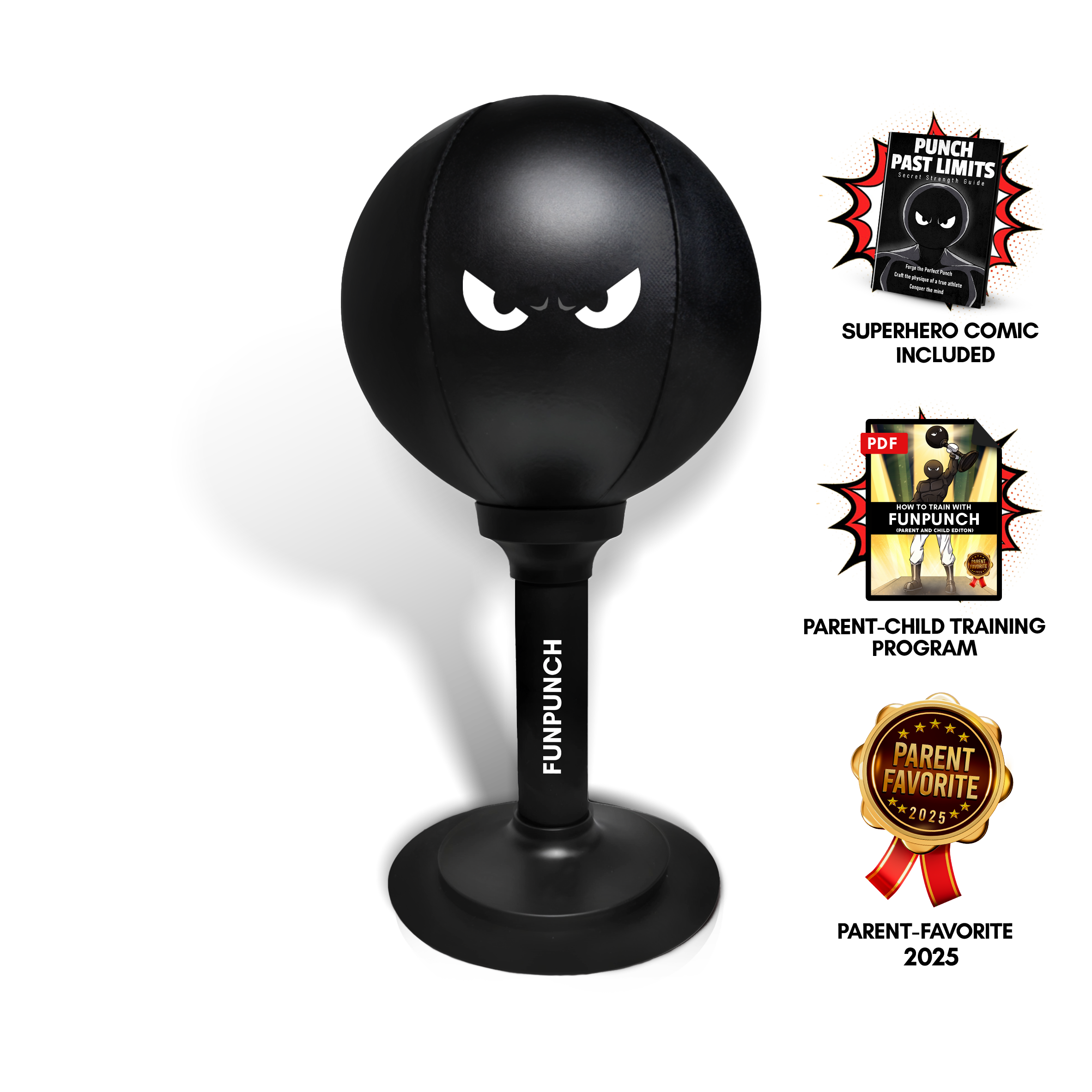 Kids Punching Bag for Active Play - Safe Design and Simple Setup