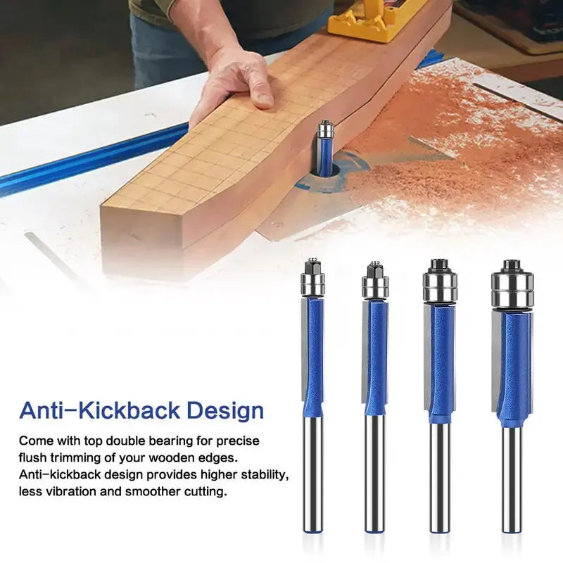 Set of 4 Polishing and Deburring Tools for Smooth Finishing