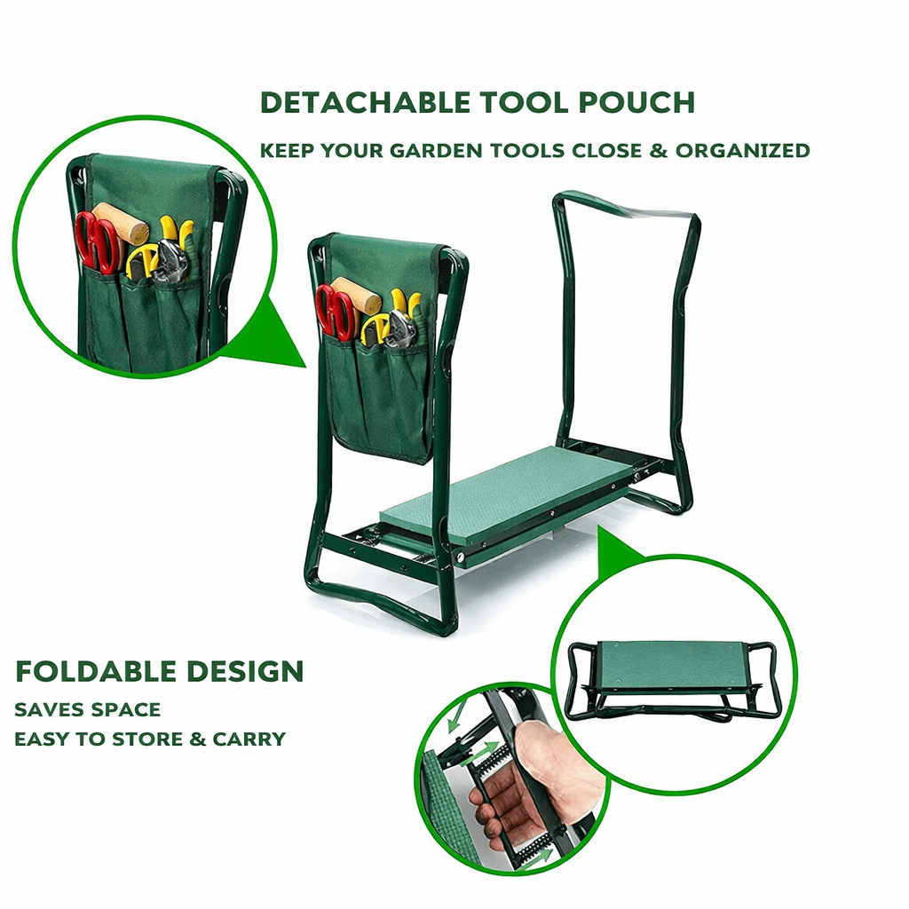 GardenBuddy Comfort Kneeler & Seat for Effortless Gardening