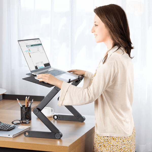 FlexiStand 360 Adjustable Laptop Support for Comfort and Wellness