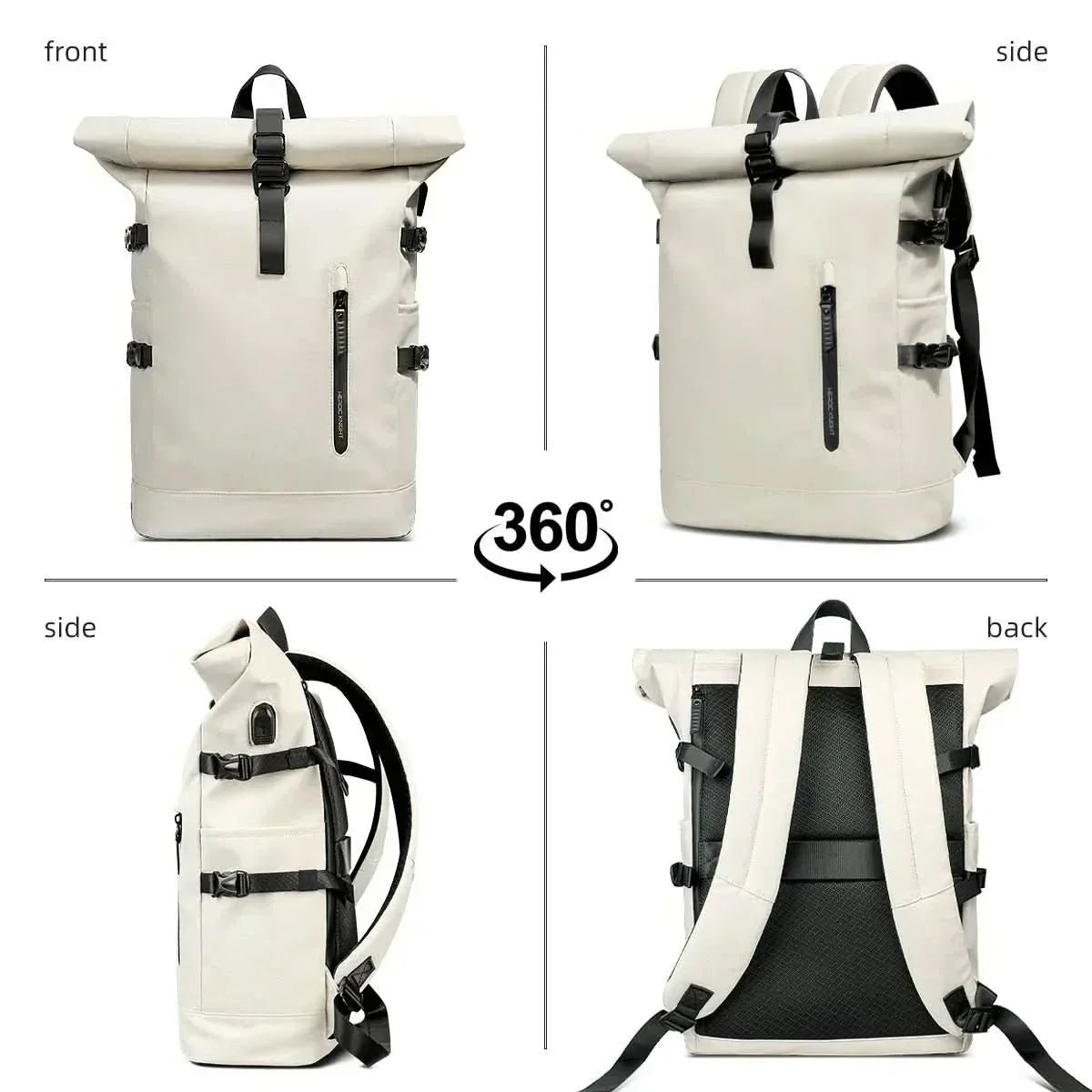 Versatile Expandable Backpack with Laptop Holder and Ample Space