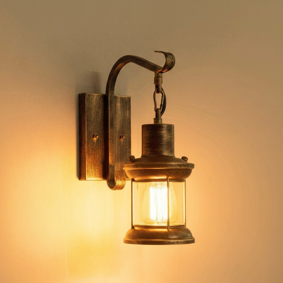 Antique Style Metal Wall Light Fixture