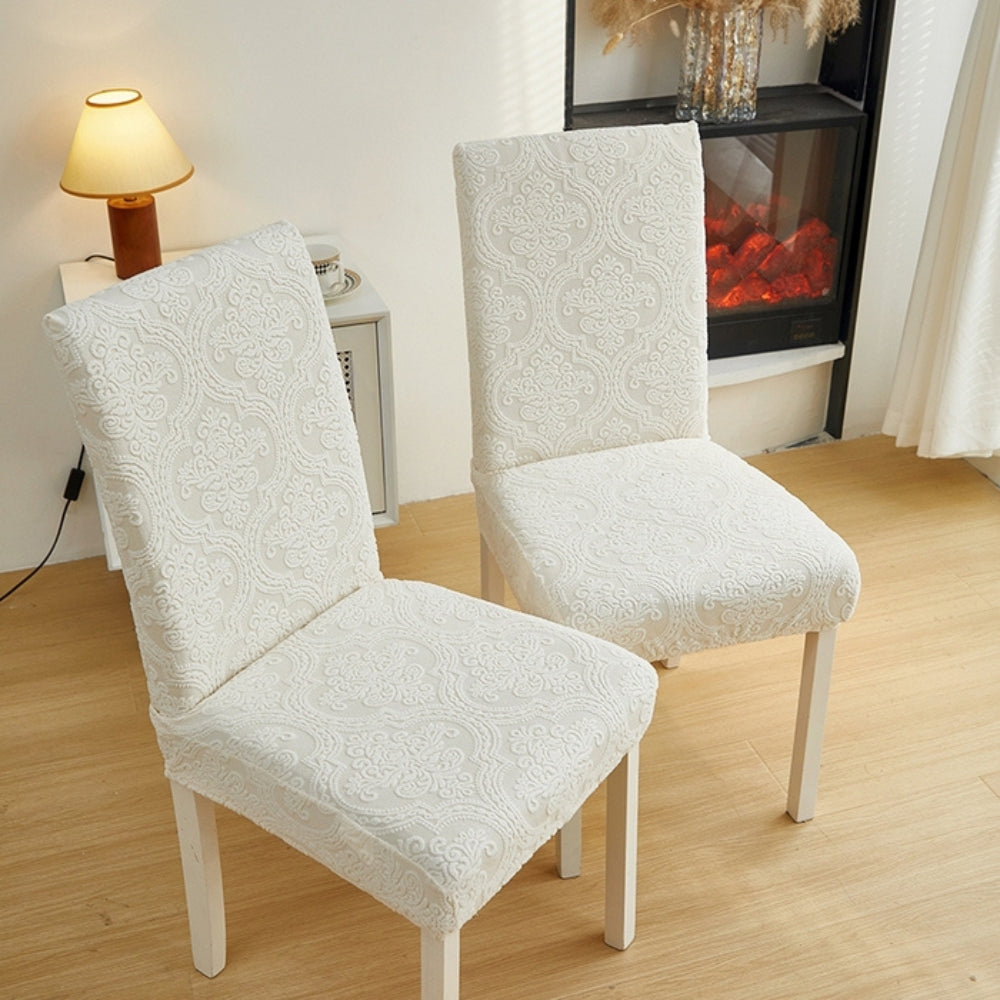 Refined Comfort – Jacquard Chair Cover for Every Occasion