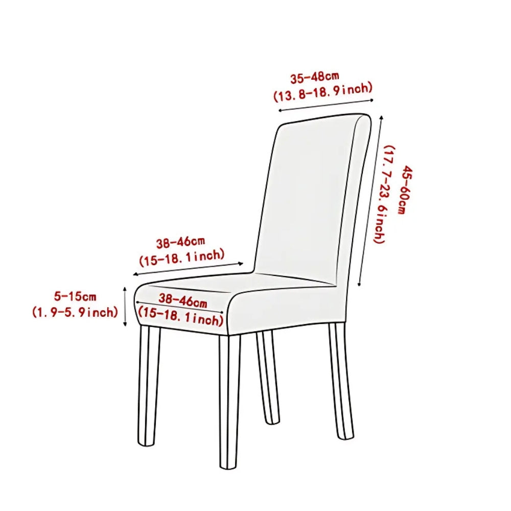 Refined Comfort – Jacquard Chair Cover for Every Occasion