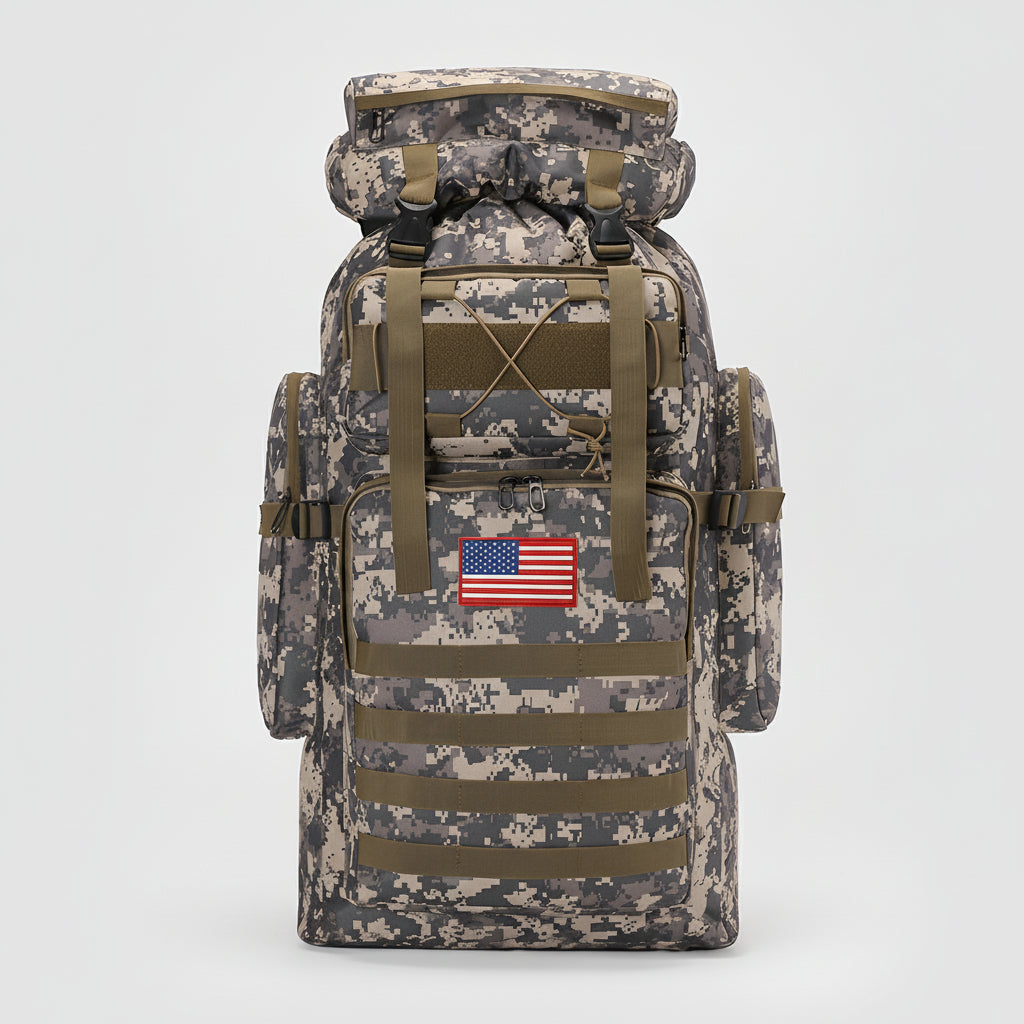 Large Tactical Hiking Backpack - Comfortable Daypack for Outdoor Use