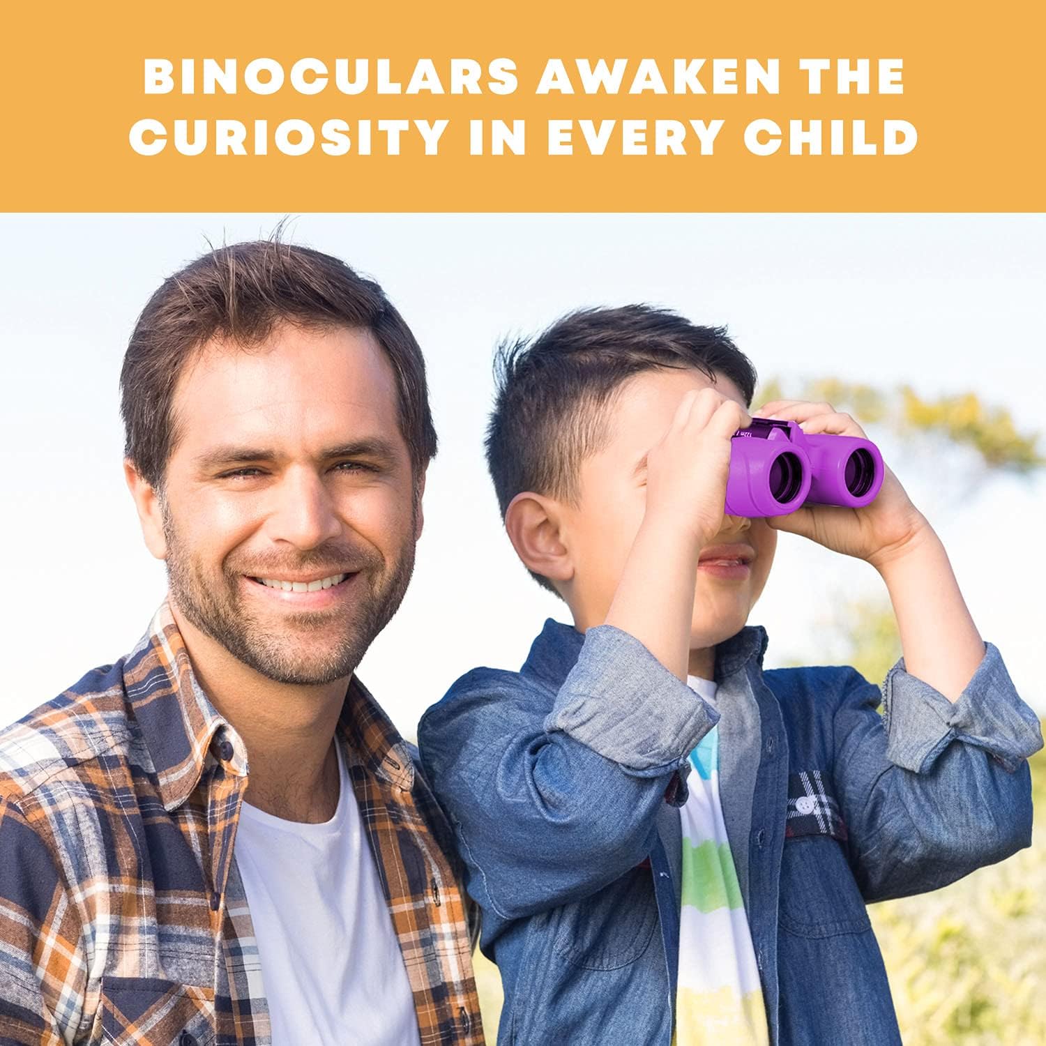 Kids Binoculars for Outdoor Use – 8x21 Magnification, Lightweight and Durable