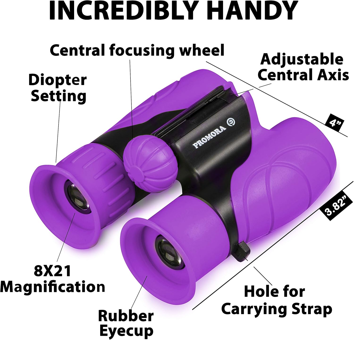 Kids Binoculars for Outdoor Use – 8x21 Magnification, Lightweight and Durable
