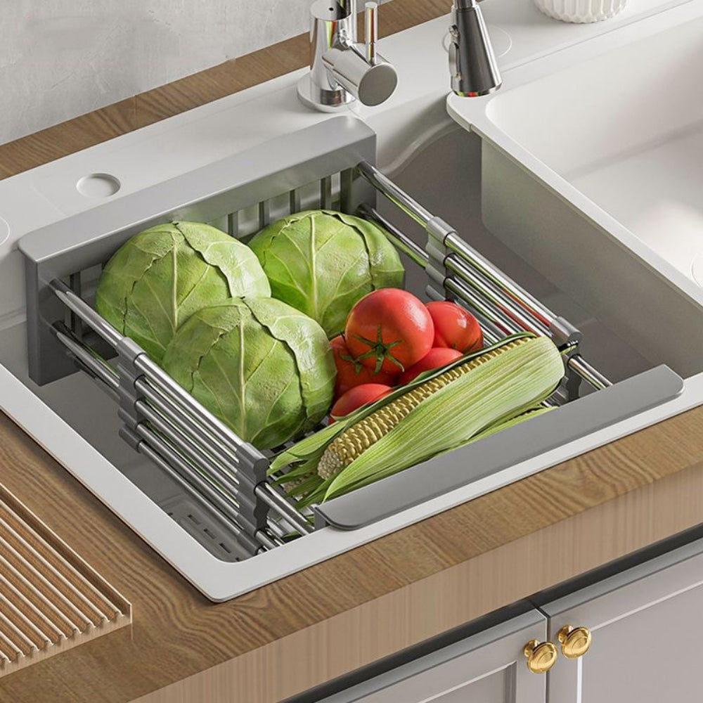 Expandable Kitchen Sink Drying Rack – Versatile and Space-Efficient
