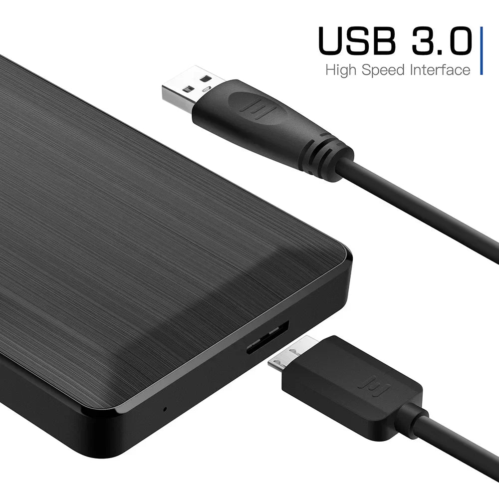Compact High-Speed External Storage Drive with USB 3.0
