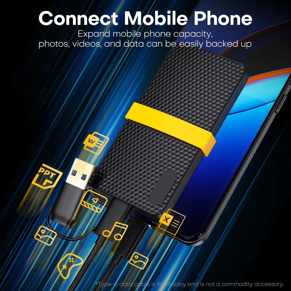 Ultra-Slim External SSD with USB 3.1 Type-C Connectivity