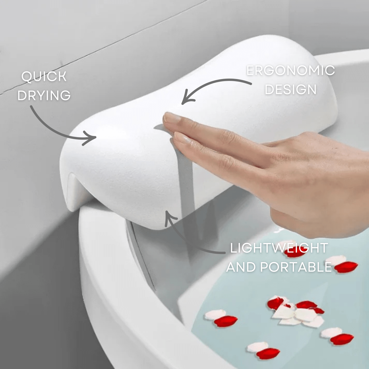 Home Spa Experience with Ergonomic Neck and Head Support