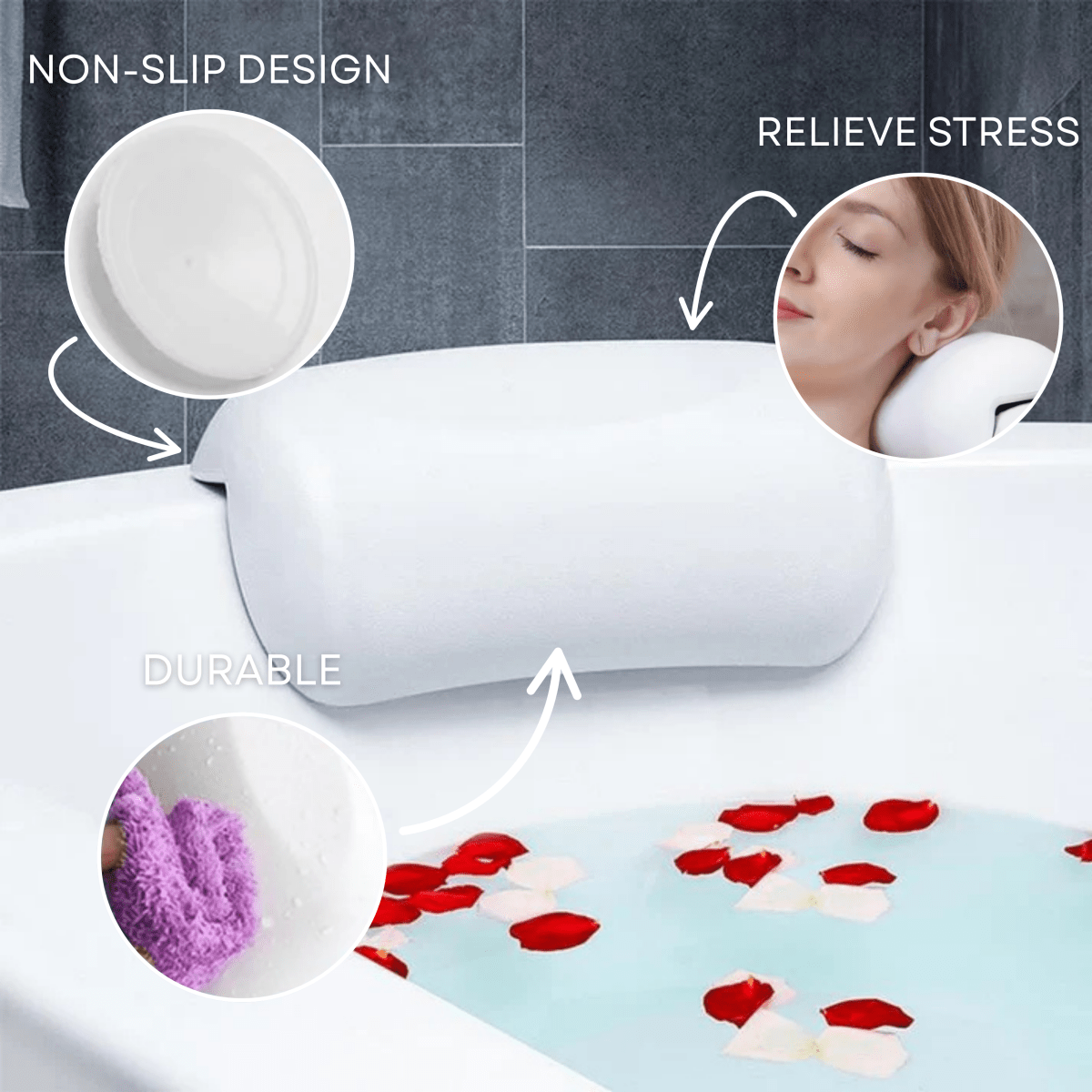 Home Spa Experience with Ergonomic Neck and Head Support