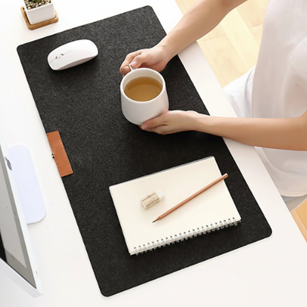 ComfortCove Felt Desk Protector for a Neat Workspace