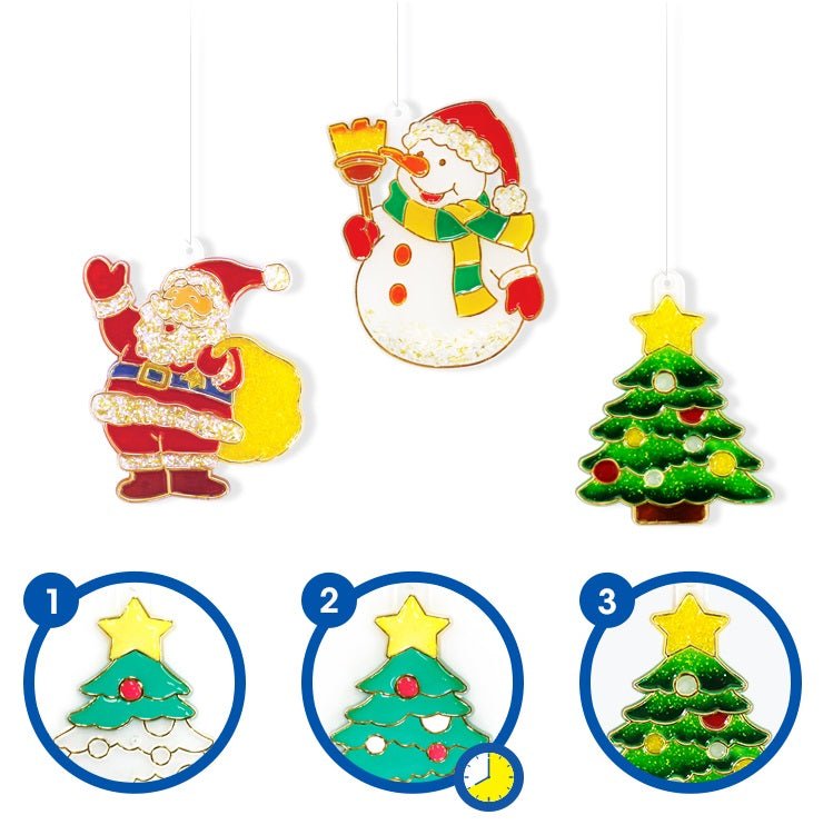 Festive Glass Art Kit for Engaging Holiday Creativity