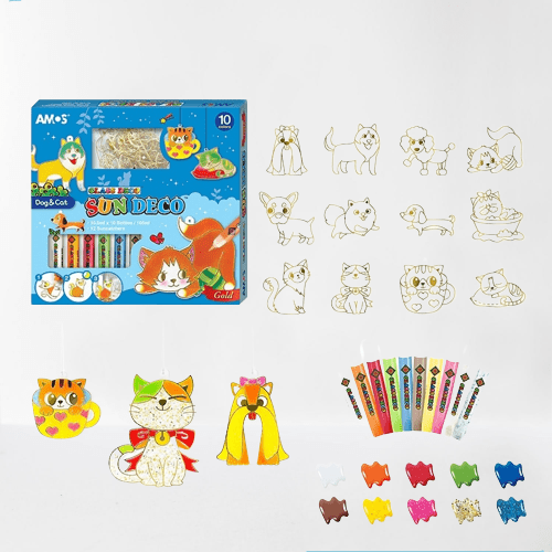 Festive Glass Art Kit for Engaging Holiday Creativity