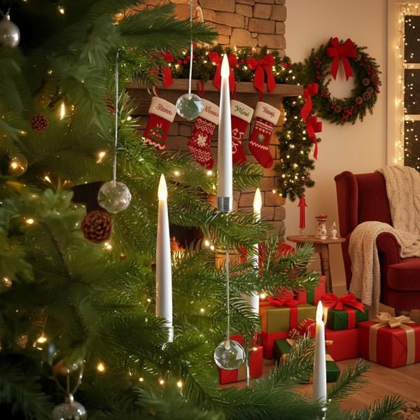 RadiantGlow Battery-Powered Candle Collection for Holiday Decor