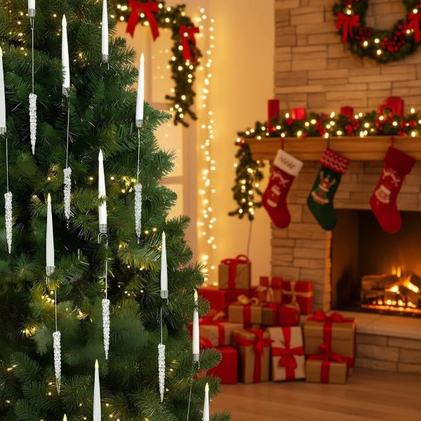 RadiantGlow Battery-Powered Candle Collection for Holiday Decor