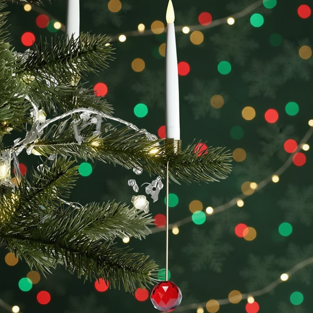 RadiantGlow Battery-Powered Candle Collection for Holiday Decor