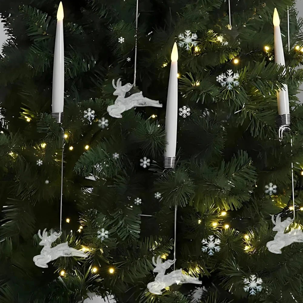 RadiantGlow Battery-Powered Candle Collection for Holiday Decor