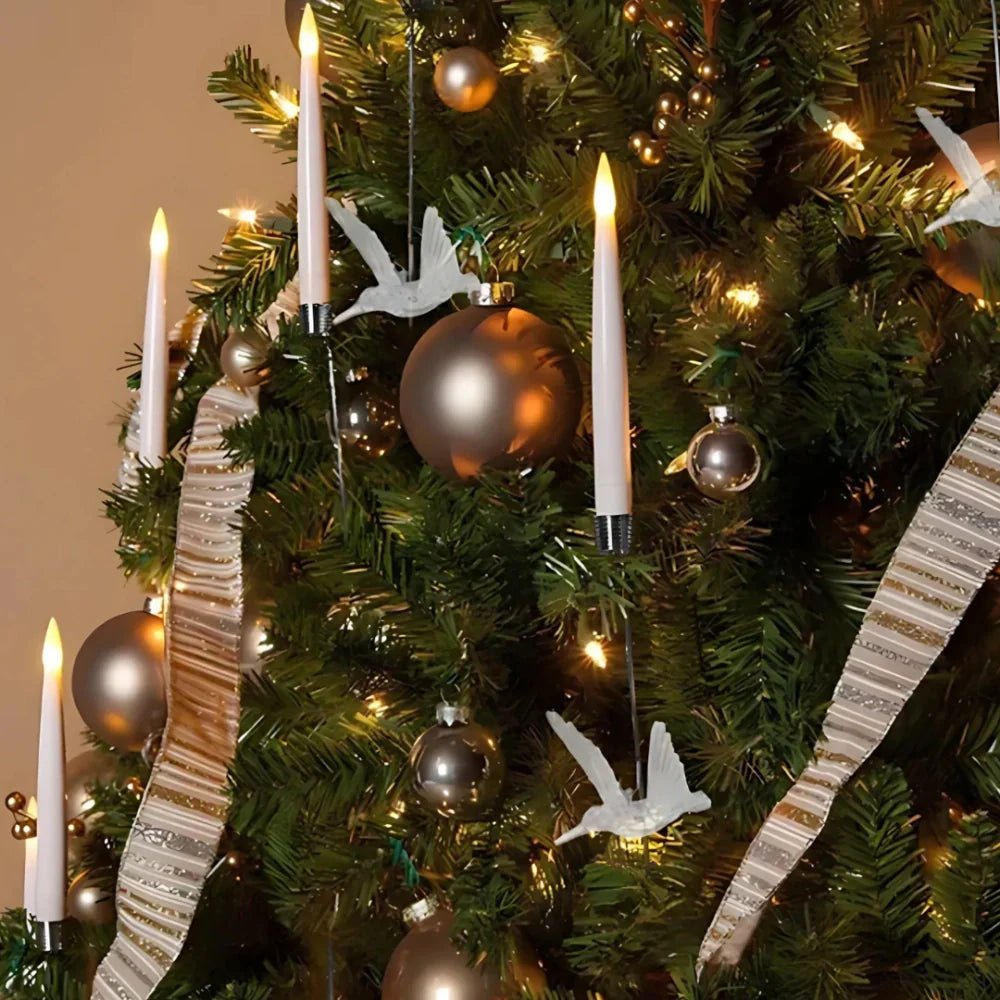 RadiantGlow Battery-Powered Candle Collection for Holiday Decor
