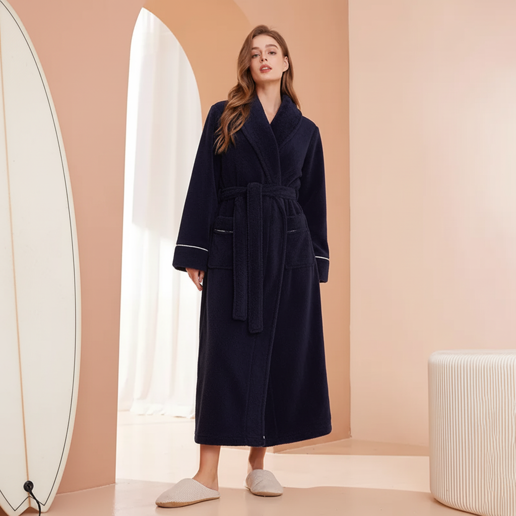 Snug Winter Robe with Full Sleeves for Ultimate Comfort