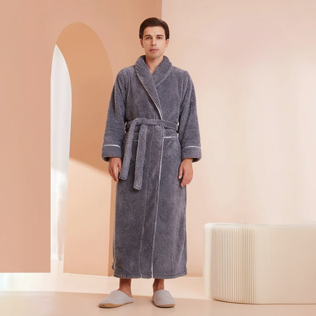 Snug Winter Robe with Full Sleeves for Ultimate Comfort