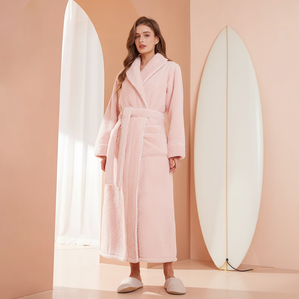 Snug Winter Robe with Full Sleeves for Ultimate Comfort
