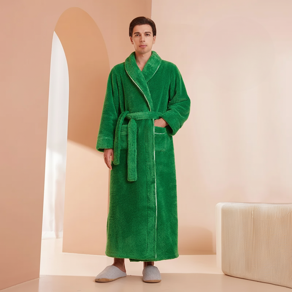 Snug Winter Robe with Full Sleeves for Ultimate Comfort