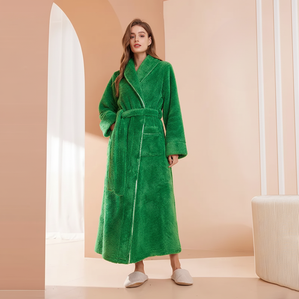 Snug Winter Robe with Full Sleeves for Ultimate Comfort