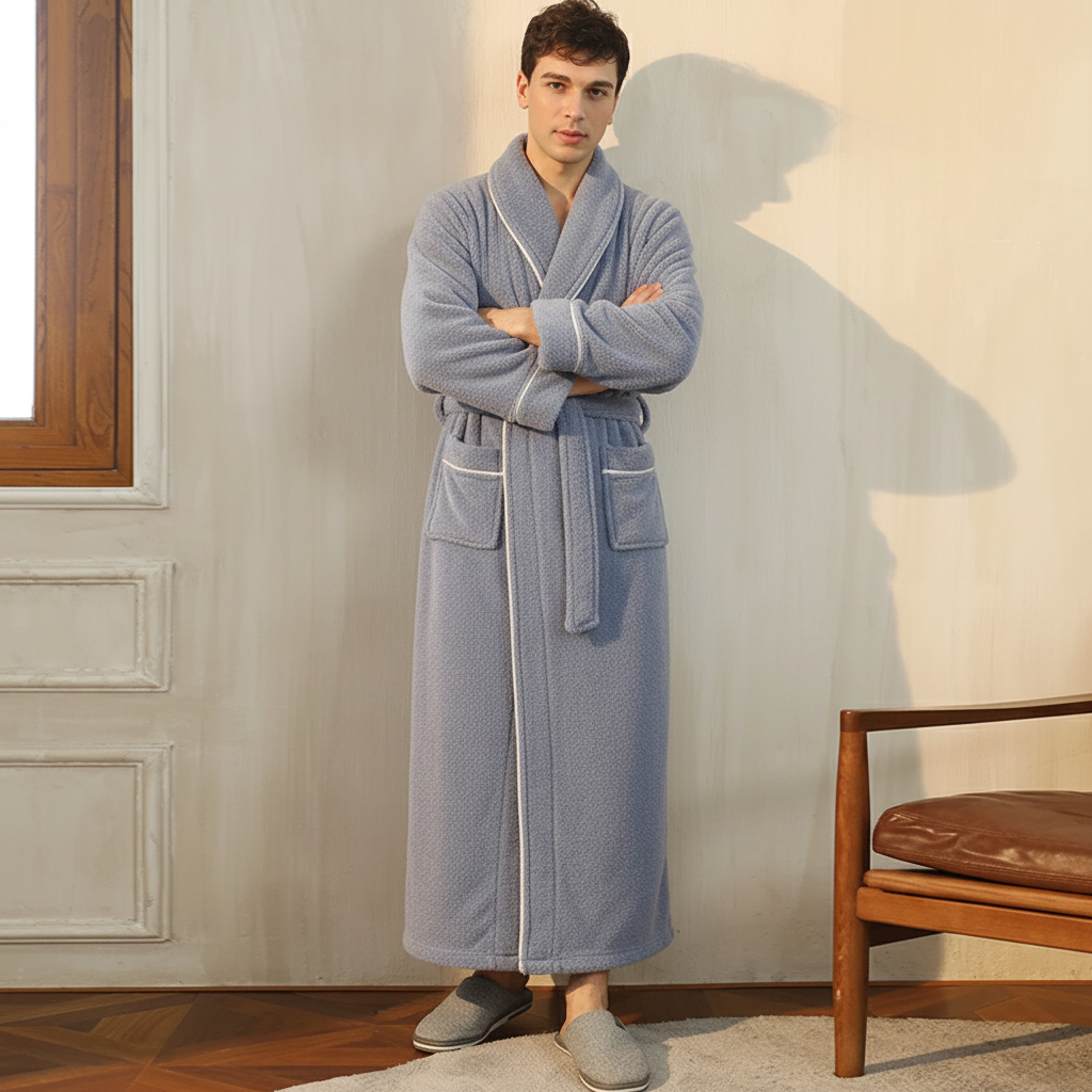 Snug Winter Robe with Full Sleeves for Ultimate Comfort