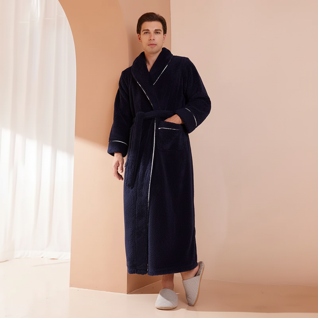 Snug Winter Robe with Full Sleeves for Ultimate Comfort