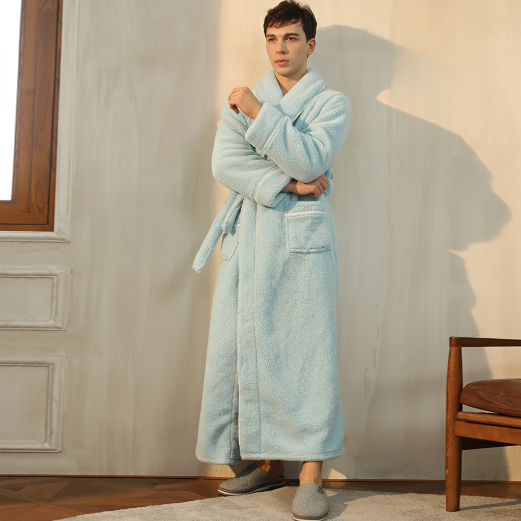 Snug Winter Robe with Full Sleeves for Ultimate Comfort