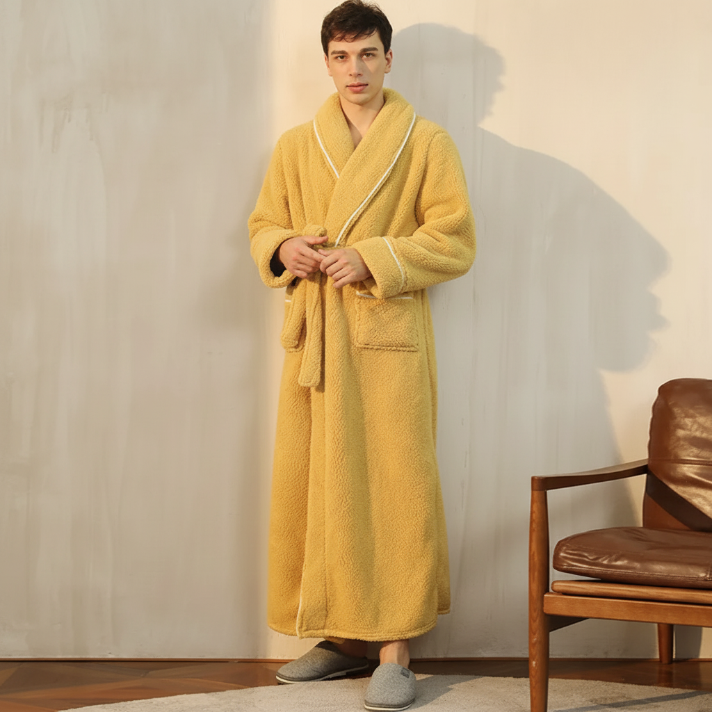 Snug Winter Robe with Full Sleeves for Ultimate Comfort