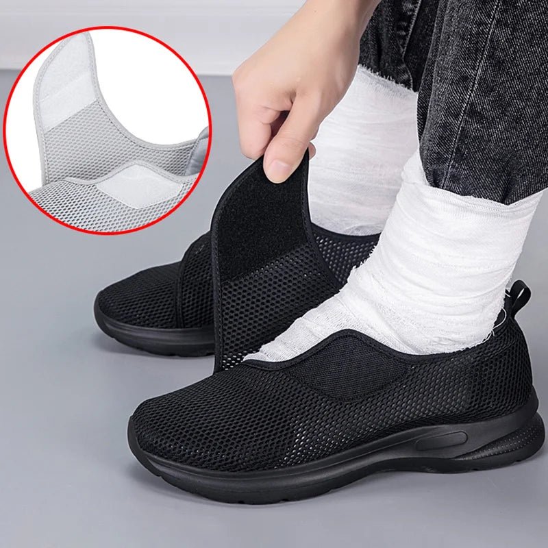 ComfortFit Adjustable Casual Sneakers for Wide Feet