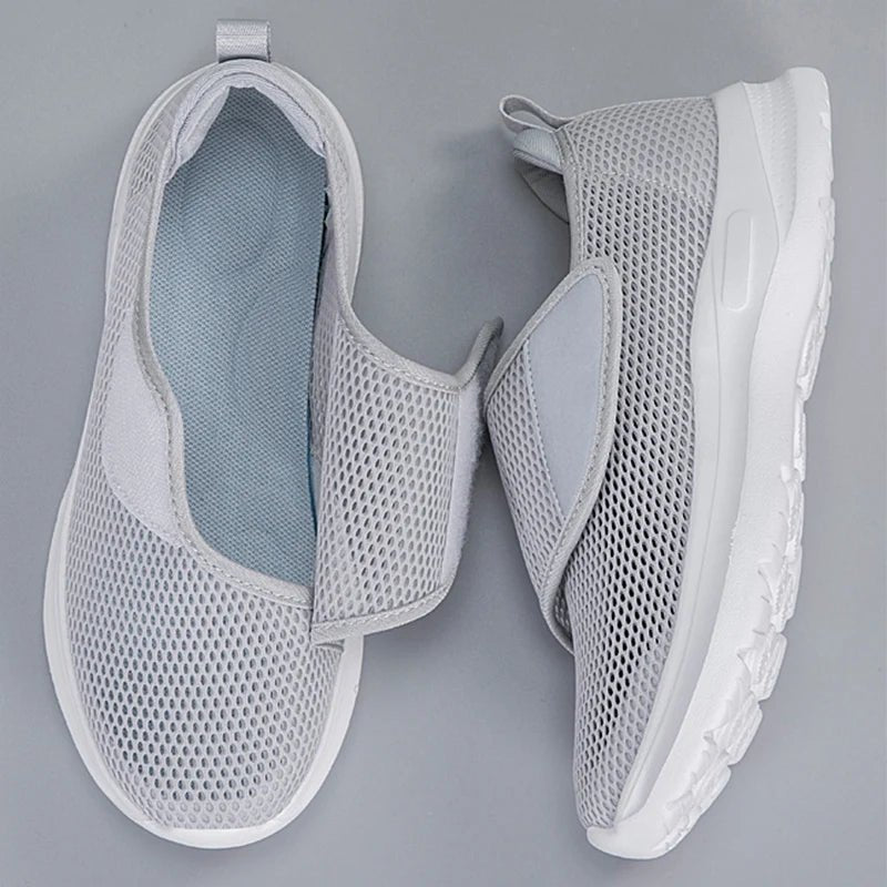 ComfortFit Adjustable Casual Sneakers for Wide Feet