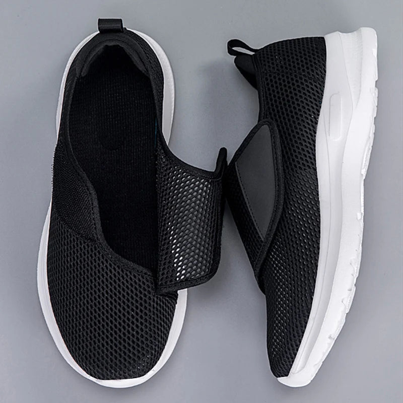 ComfortFit Adjustable Casual Sneakers for Wide Feet