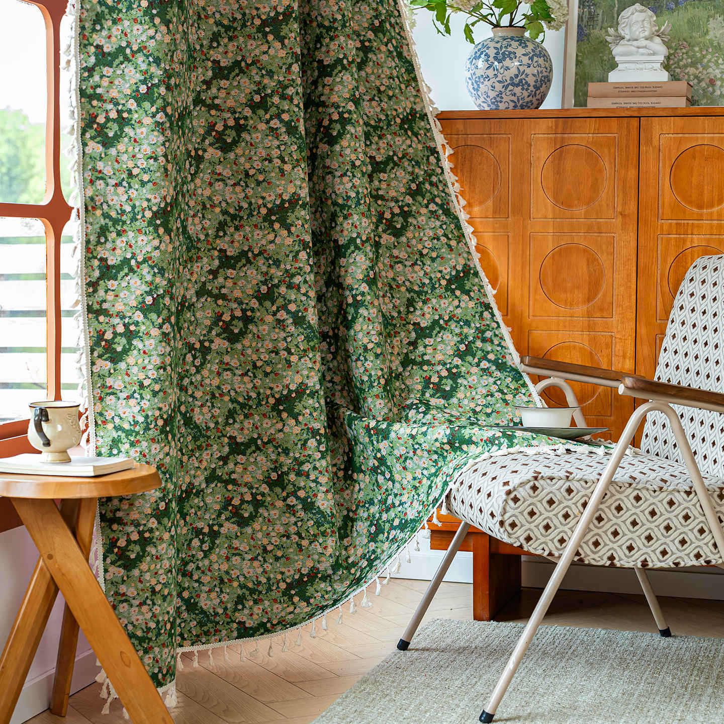 Country Haven Blackout Curtain for Cozy Spaces
