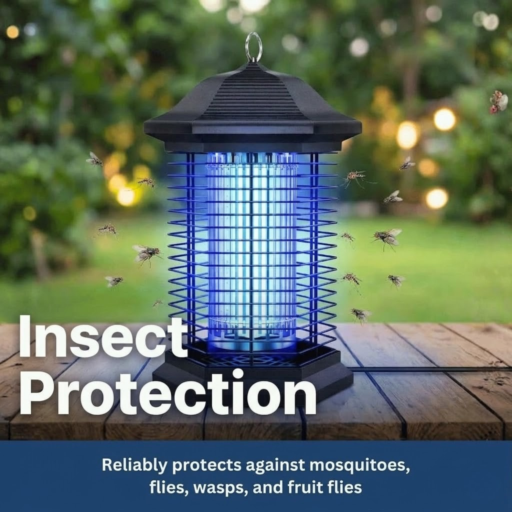BuzzBuster Ultra Indoor & Outdoor Insect Eliminator with UV Light