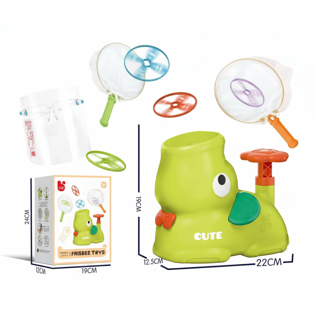 Exciting Outdoor Frisbee Launcher and Catching Set for Kids