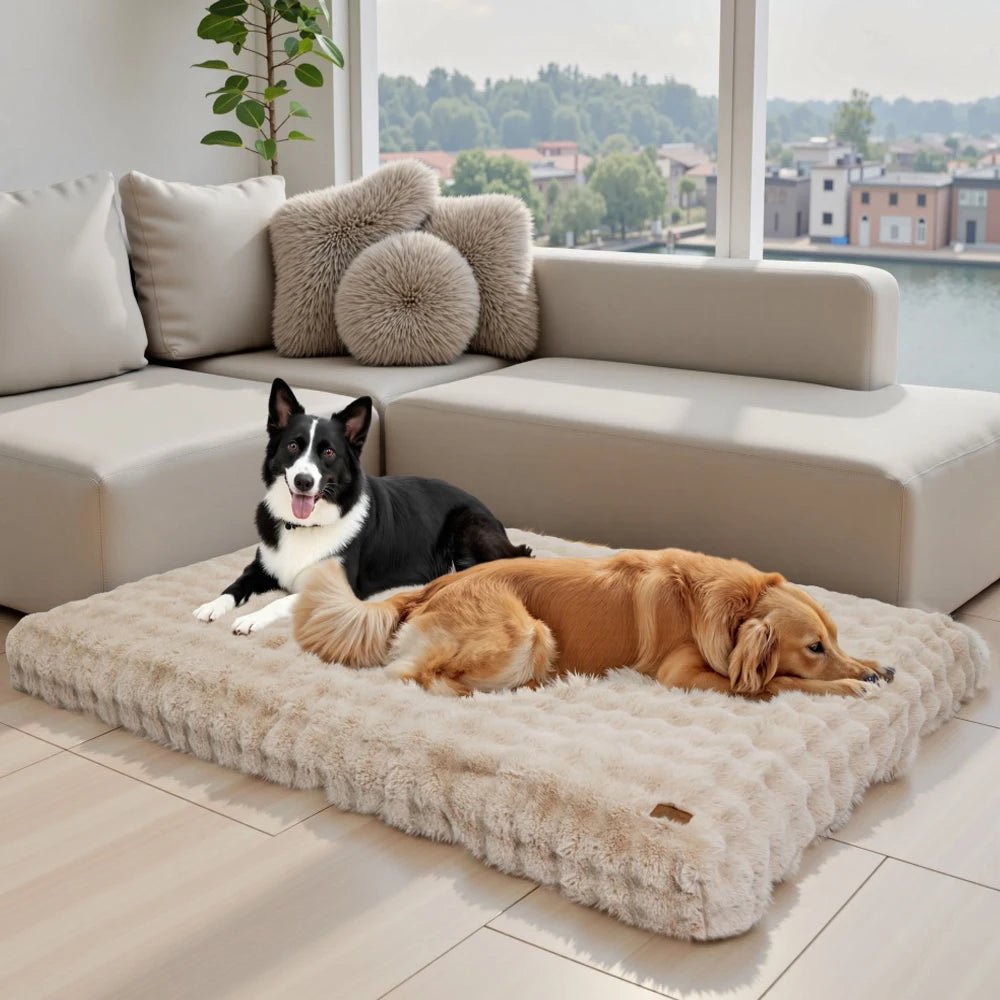 Plush Haven Ultra-Soft Pet Bed with Waterproof Cover
